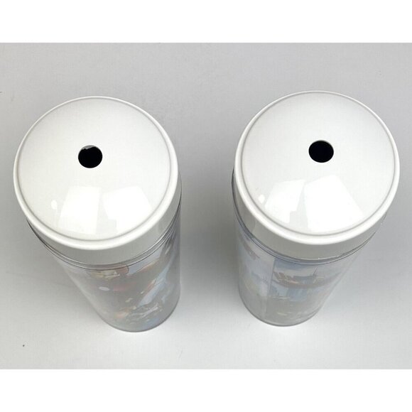 2 THERMOSERV Thermo Serv 16oz Insulated Marvel Avengers TUMBLERS Lids, No Straws - Picture 2 of 5